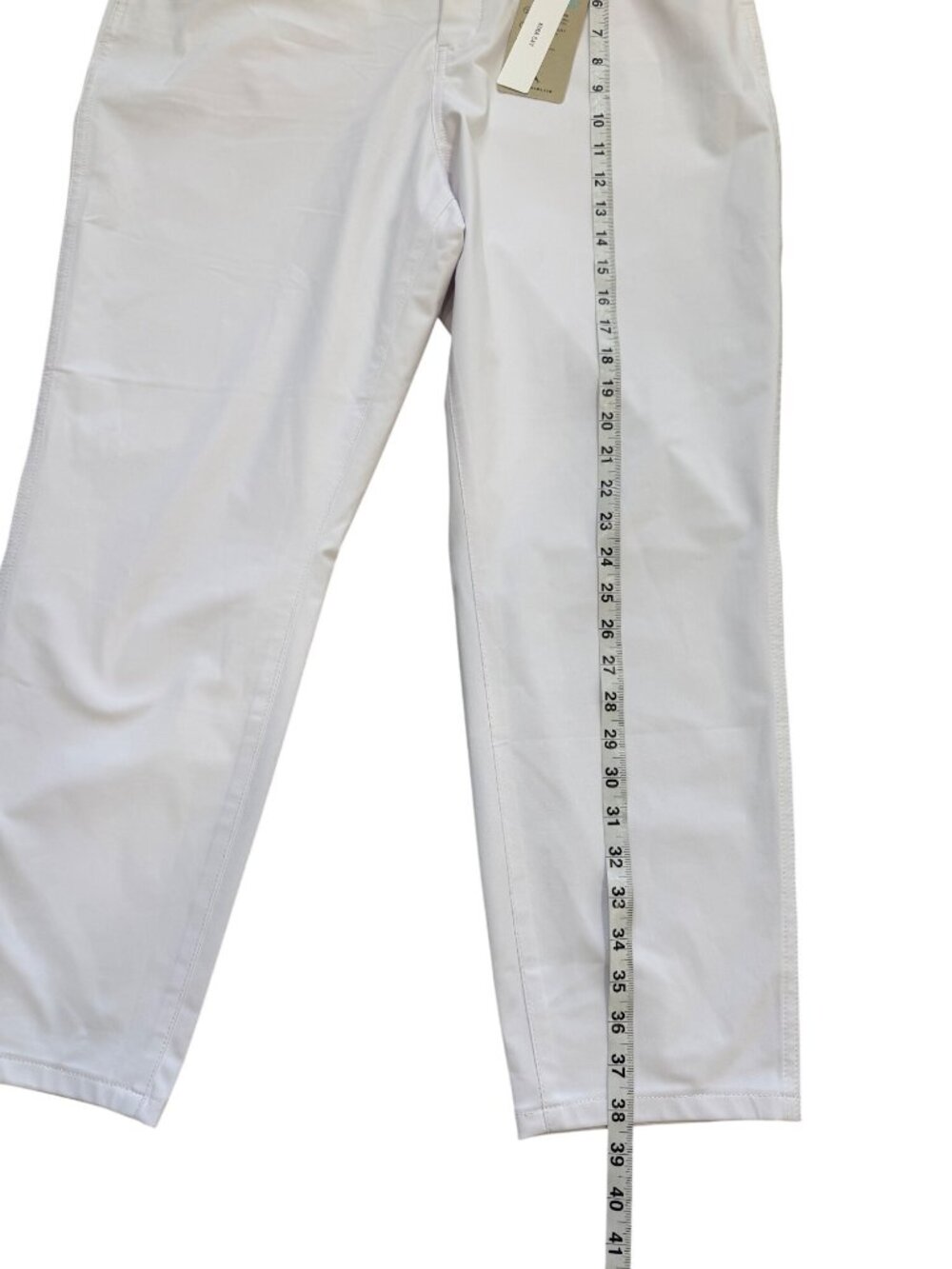 Tommy Bahama Womens Size 16 Island Zone Kira Cay White Stretch Ankle Pants NEW - Picture 8 of 9
